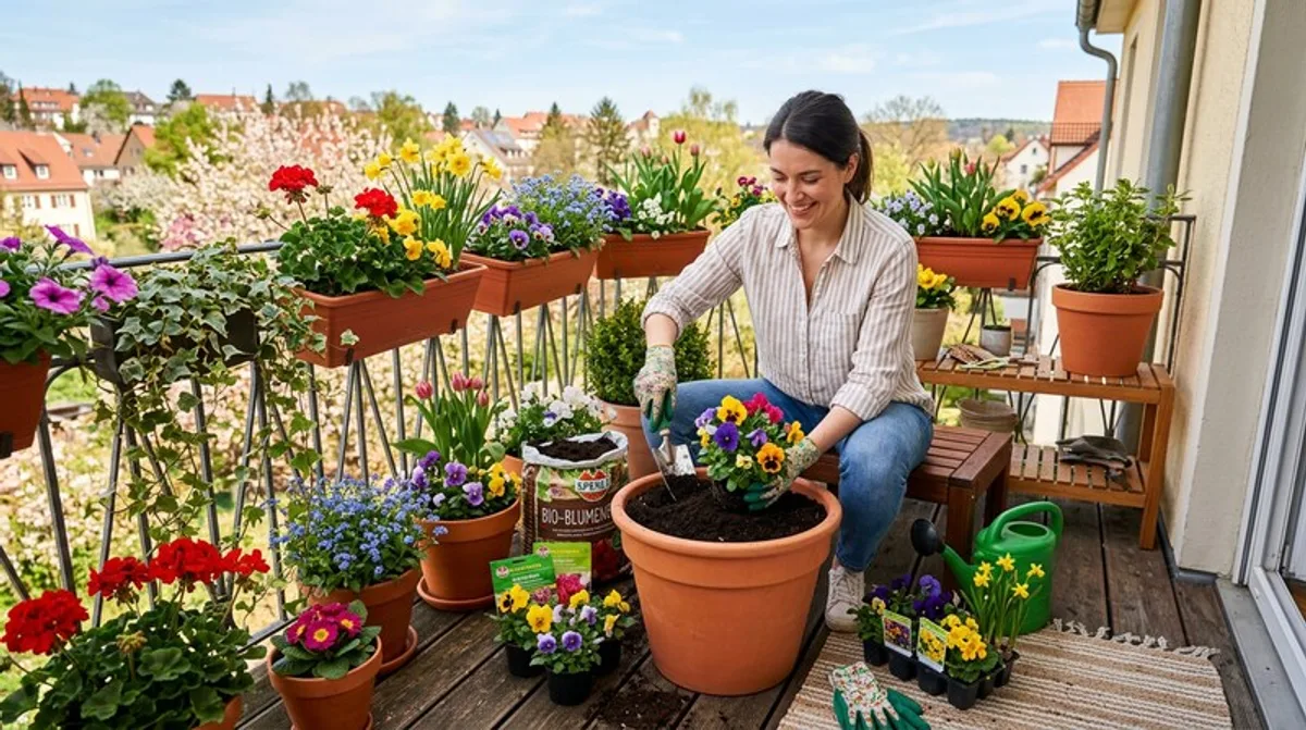 blumen, pflanzen, topf, balkon, fruehling, blumen pflanzen, pflanzen topf, topf balkon, balkon fruehling
