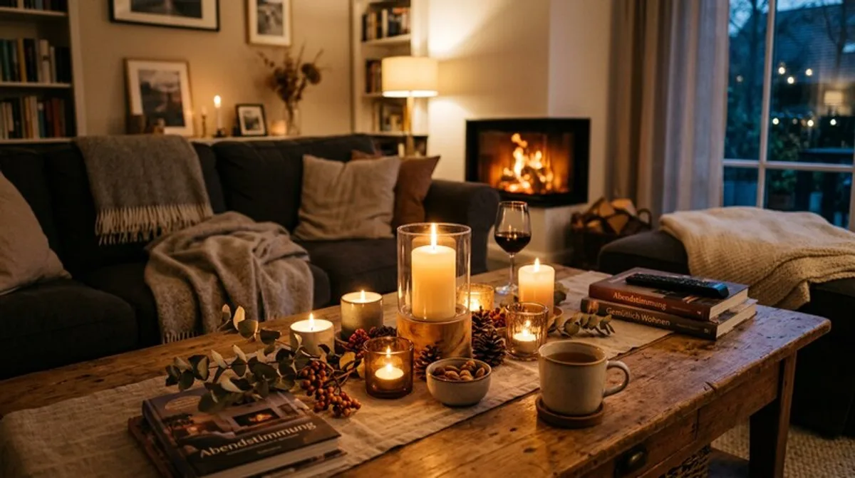 kerzen, tisch, wohnzimmer, gemuetlich, kerzen tisch, tisch wohnzimmer, wohnzimmer gemuetlich