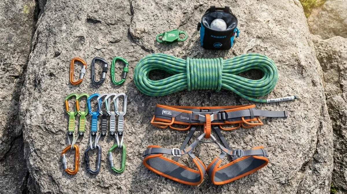 kletterausruestung, seil, karabiner, kletterausruestung seil, seil karabiner