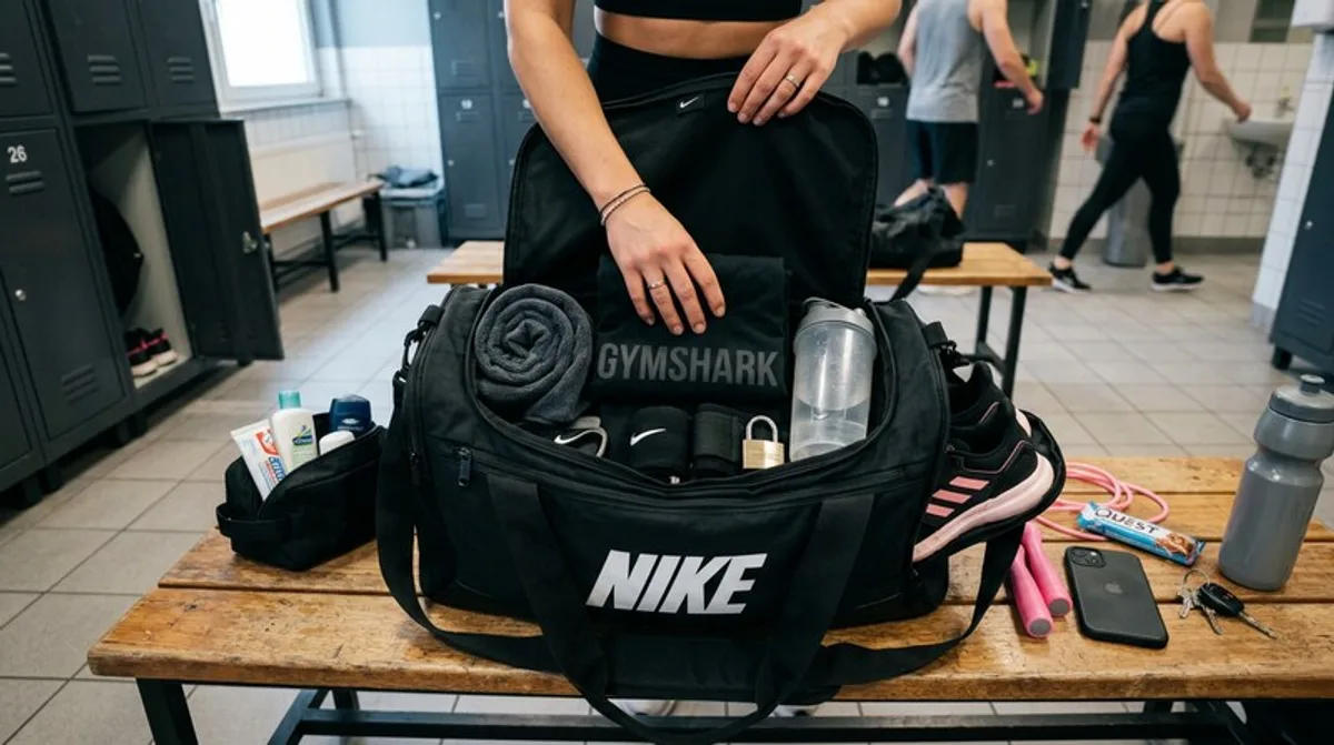 sporttasche, gym, training, packen, sporttasche gym, gym training, training packen